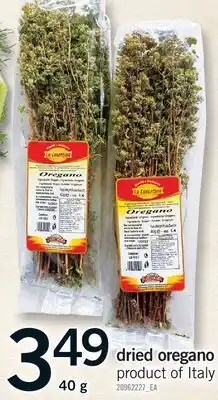 Fortinos DRIED OREGANO offer