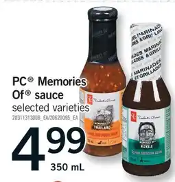 Fortinos PC MEMORIES OF SAUCE offer