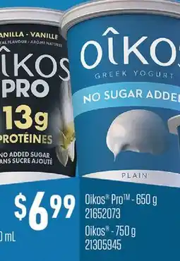 Fortinos OIKOS PROTM - 650 G, OIKOS - 750 G offer
