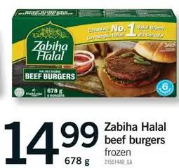 Fortinos ZABIHA HALAL BEEF BURGERS offer