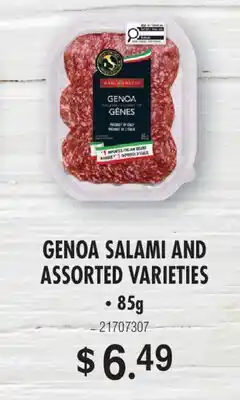 Fortinos GENOA SALAMI offer