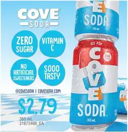 Fortinos COVE SODA offer
