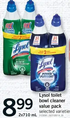 Fortinos LYSOL TOILET BOWL CLEANER VALUE PACK offer