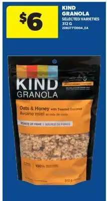 Real Canadian Superstore KIND GRANOLA offer