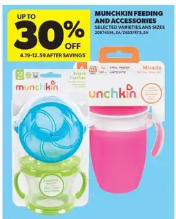 Real Canadian Superstore MUNCHKIN FEEDING AND ACCESSORIES offer