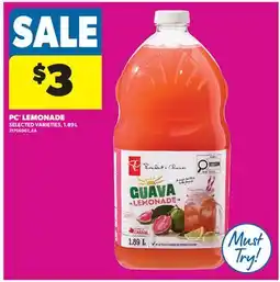Real Canadian Superstore PC LEMONADE offer