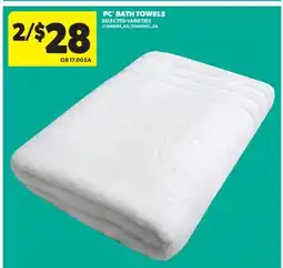 Real Canadian Superstore PC BATH TOWELS offer