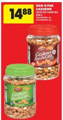 Real Canadian Superstore DAN-D PAK CASHEWS offer