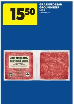 Real Canadian Superstore GRASS FED LEAN GROUND BEEF offer