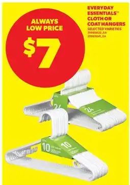 Real Canadian Superstore EVERYDAY ESSENTIALS CLOTH OR COAT HANGERS offer