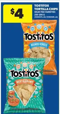 Real Canadian Superstore TOSTITOS TORTILLA CHIPS offer