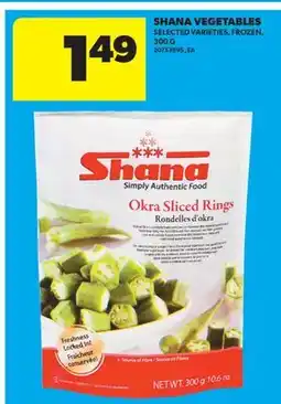 Real Canadian Superstore SHANA VEGETABLES offer