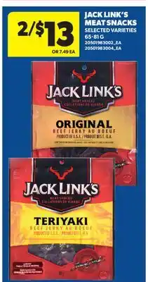 Real Canadian Superstore JACK LINK'S MEAT SNACKS offer