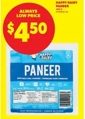 Real Canadian Superstore HAPPY DAIRY PANEER offer