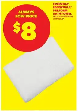 Real Canadian Superstore EVERYDAY ESSENTIALS PERFORM BATH TOWEL offer