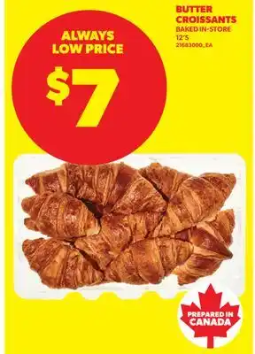 Real Canadian Superstore BUTTER CROISSANTS, 12' S offer