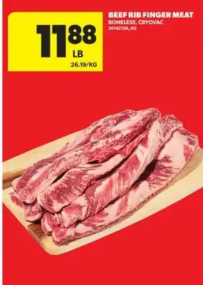 Real Canadian Superstore BEEF RIB FINGER MEAT offer