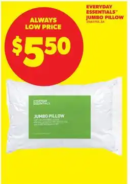 Real Canadian Superstore EVERYDAY ESSENTIALS JUMBO PILLOW offer