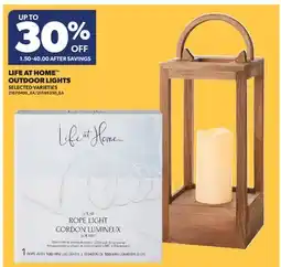 Real Canadian Superstore LIFE AT HOME OUTDOOR LIGHTS offer