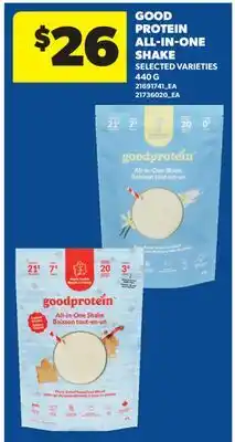 Real Canadian Superstore GOOD PROTEIN ALL-IN-ONE SHAKE offer