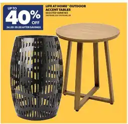 Real Canadian Superstore LIFE AT HOME OUTDOOR ACCENT TABLES offer