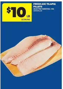 Real Canadian Superstore FRESH ASC TILAPIA FILLETS offer
