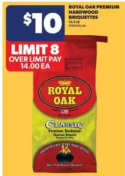Real Canadian Superstore ROYAL OAK PREMIUM HARDWOOD BRIQUETTES, 15.4 LB offer