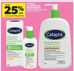 Real Canadian Superstore CETAPHIL CLEANSERS OR MOISTURIZERS offer
