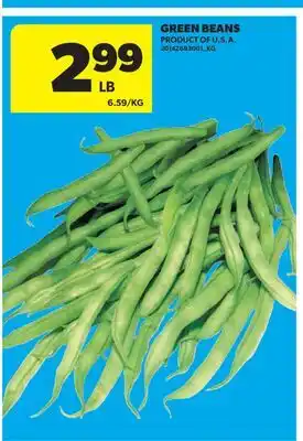 Real Canadian Superstore GREEN BEANS offer
