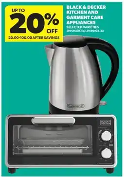 Real Canadian Superstore BLACK & DECKER KITCHEN AND GARMENT CARE APPLIANCES offer
