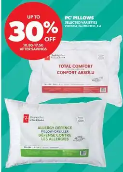 Real Canadian Superstore PC PILLOWS offer
