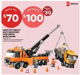 Real Canadian Superstore LEGO CITY HEAVY-DUTY RECOVERY TOW TRUCK WITH CRANE offer