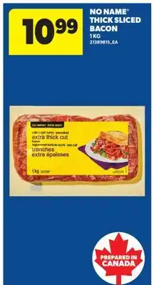 Real Canadian Superstore NO NAME THICK SLICED BACON offer