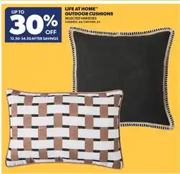Real Canadian Superstore LIFE AT HOME OUTDOOR CUSHIONS offer