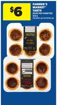 Real Canadian Superstore FARMER'S MARKET TARTS offer