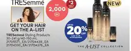 Real Canadian Superstore TRESEMMÉ STYLING PRODUCTS, 30-241 G/40-150 ML offer