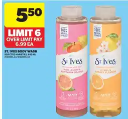 Real Canadian Superstore ST. IVES BODY WASH offer