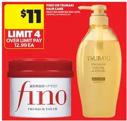 Real Canadian Superstore FINO OR TSUBAKI HAIR CARE offer