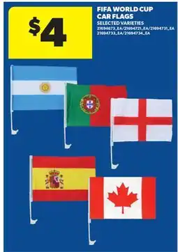Real Canadian Superstore FIFA WORLD CUP CAR FLAGS offer