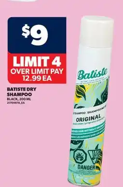 Real Canadian Superstore BATISTE DRY SHAMPOO BLACK offer