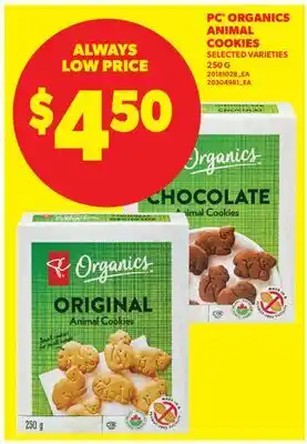 Real Canadian Superstore PC ORGANICS ANIMAL COOKIES offer