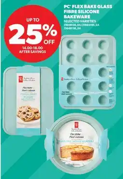Real Canadian Superstore PC FLEX BAKE GLASS FIBRE SILICONE BAKEWARE offer