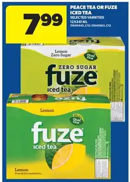 Real Canadian Superstore PEACE TEA OR FUZE ICED TEA offer