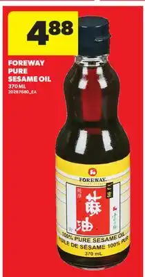 Real Canadian Superstore FOREWAY PURE SESAME OIL offer