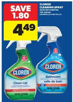 Real Canadian Superstore CLOROX CLEANING SPRAY offer