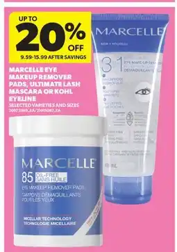 Real Canadian Superstore MARCELLE EYE MAKEUP REMOVER PADS, ULTIMATE LASH MASCARA OR KOHL EYELINE offer