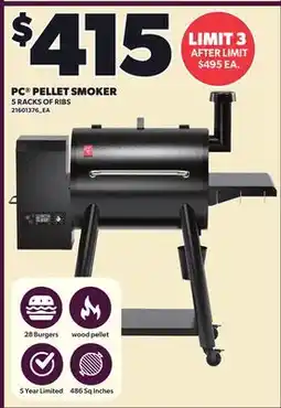 Loblaws PC PELLET SMOKER 5 RACKS OF RIBS offer