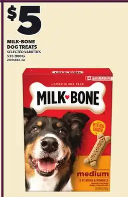 Loblaws MILK-BONE DOG TREATS offer