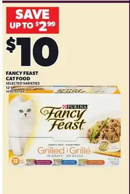 Loblaws FANCY FEAST CAT FOOD, 12'S offer