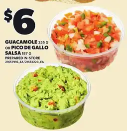 Loblaws GUACAMOLE, 255 G OR PICO DE GALLO SALSA, 187 G offer